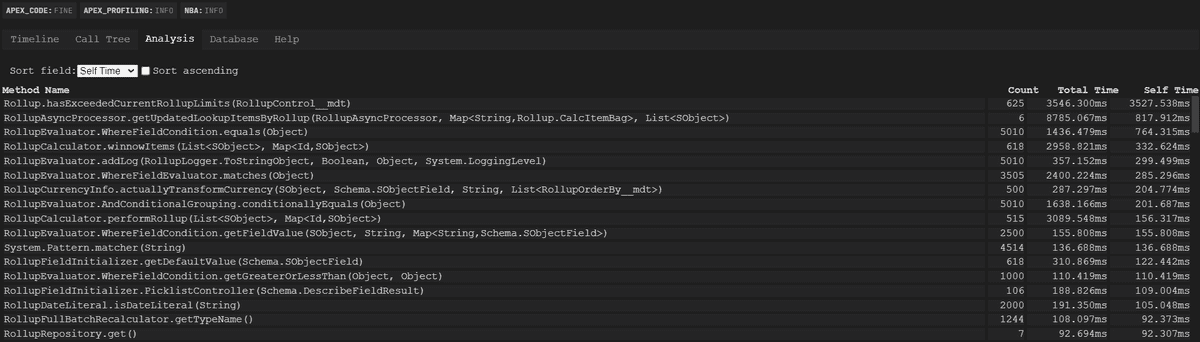 Apex Log Analyzer - continued improvements